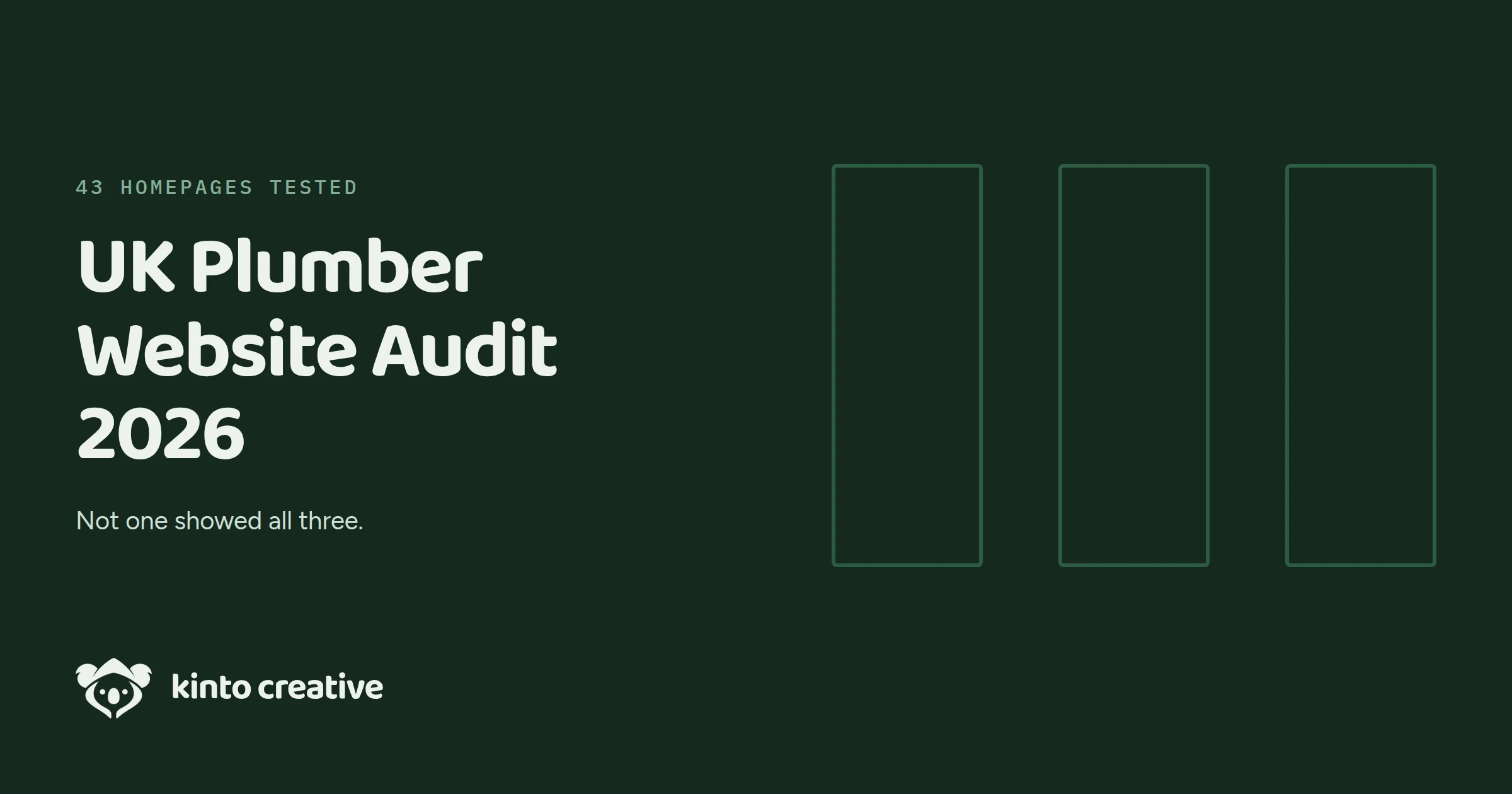 UK Plumber Website Audit 2026